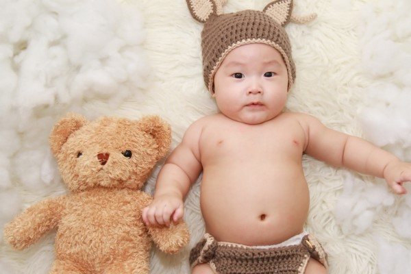 rs 149 bear design long-sleeve baby jumpsuit thespark shop