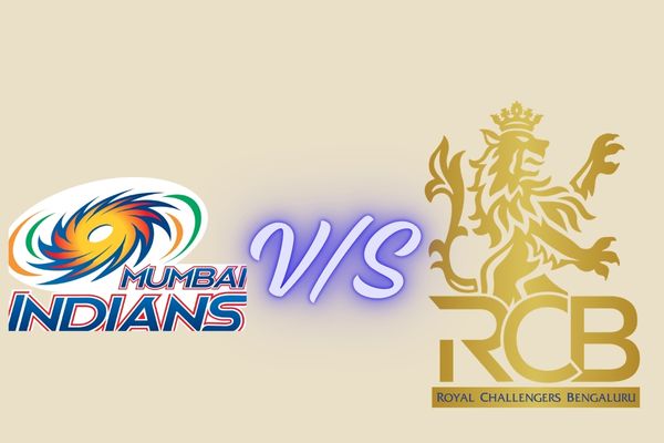 mumbai indians vs royal challengers bengaluru timeline